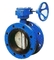 Double Flanged Butterfly Valve Adjust Tightness With Hand Wheel Dn50 To Dn400