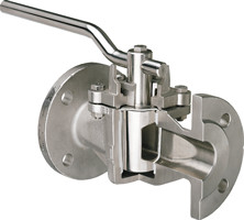 Válvula de enchufe lubricada equilibrada presión invertida palanca CF8-304-CF8M-316