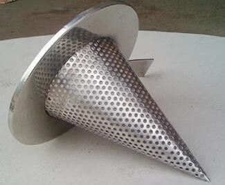 1/4'' Perforated Holes Conical Or Basket Type strainer Mounting Between Two Flanges