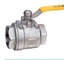Customized Size 3 Piece Floating Ball Valve , Copper Ball Float Valve